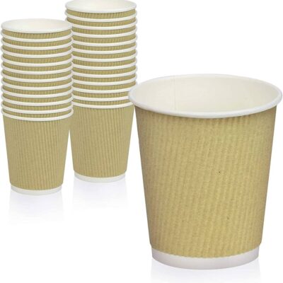 delux foam tea cup 1*25pcs