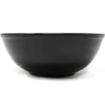 400ML BLACK BOWL W/LID -1000PCS-PLCL