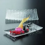 DELUX 27CM CRYSTAL PLATE -10PCS