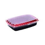 Deli Container Red & Black 750ml