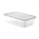 Microwave Container Rectangular with Lid - 650cc