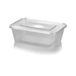 Microwave Container Rectangular with Lid - 750cc