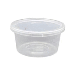 Microwave Container Round with Lid (550cc)