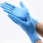 NITRILE BLUE GLOVES PF-L-1*10PKT - DLX