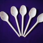 DELUX-WHITE TEA SPOON -50 PCS